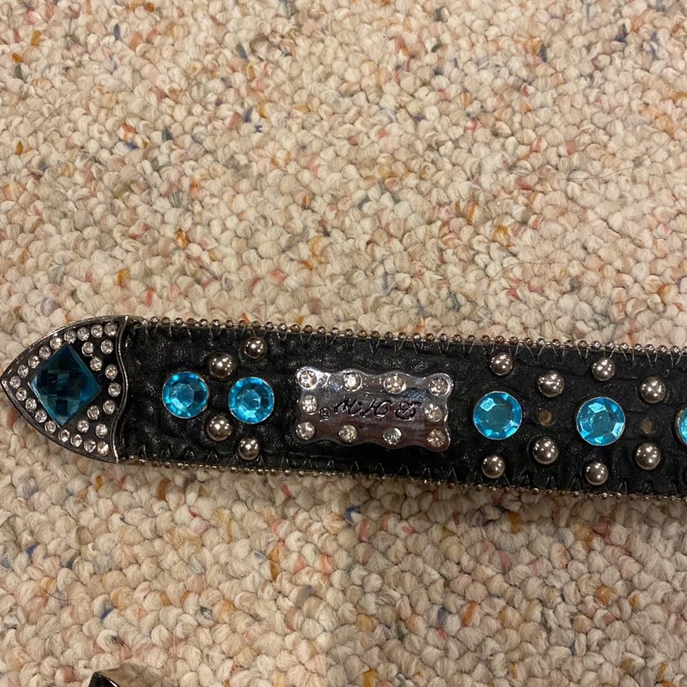 Rhinestone western belt - Picture 3 of 5